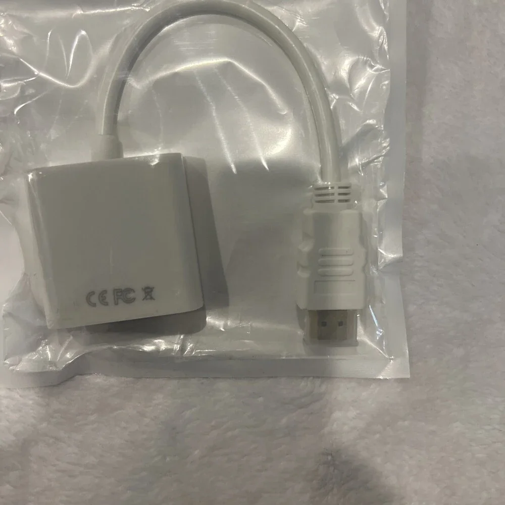HDMI Male to VGA Female Plug Converter Adapter